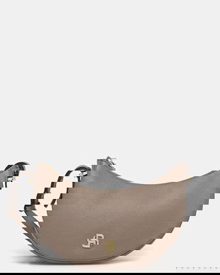 BOSS poșetă de piele culoarea maro, 50547705