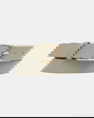 Answear Lab curea de piele culoarea gri