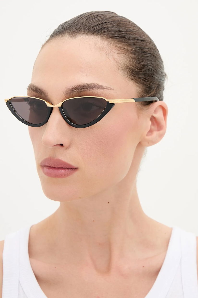 Bottega Veneta ochelari de soare femei, culoarea negru, BV1346S