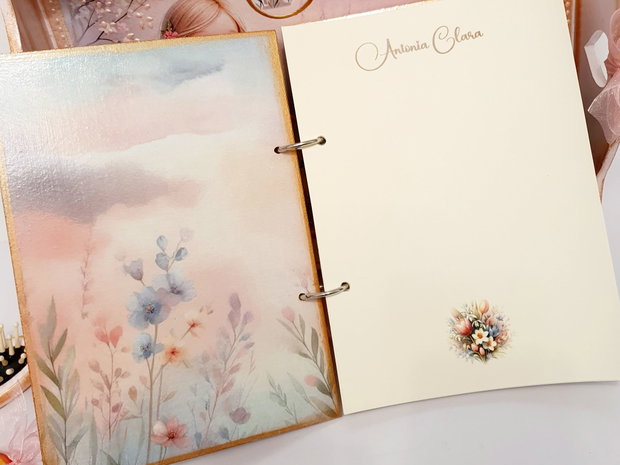 Set personalizat pentru taierea motului / 1 an,Flori de camp