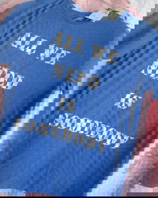 tricou nou Koton cu mesaj  S