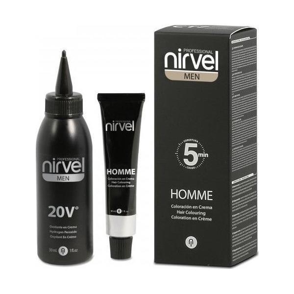 Vopsea par si barba barbati Nirvel Homme CT6, 100 ml