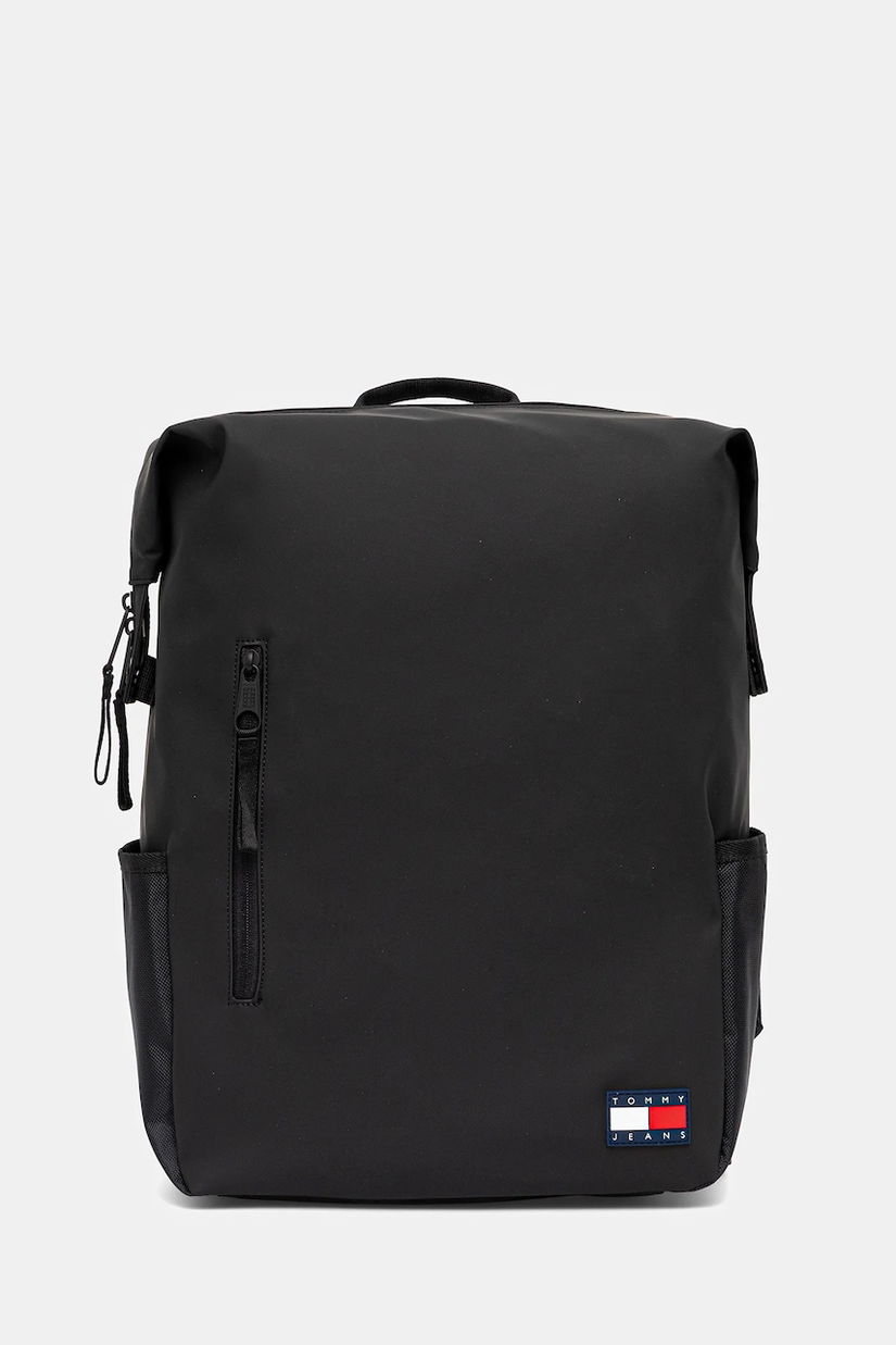 Tommy Jeans rucsac culoarea negru, mare, uni, AM0AM13551