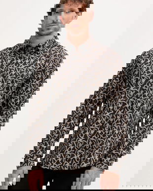 Joop! cămașă din bumbac culoarea negru, cu guler clasic, regular, 30047197