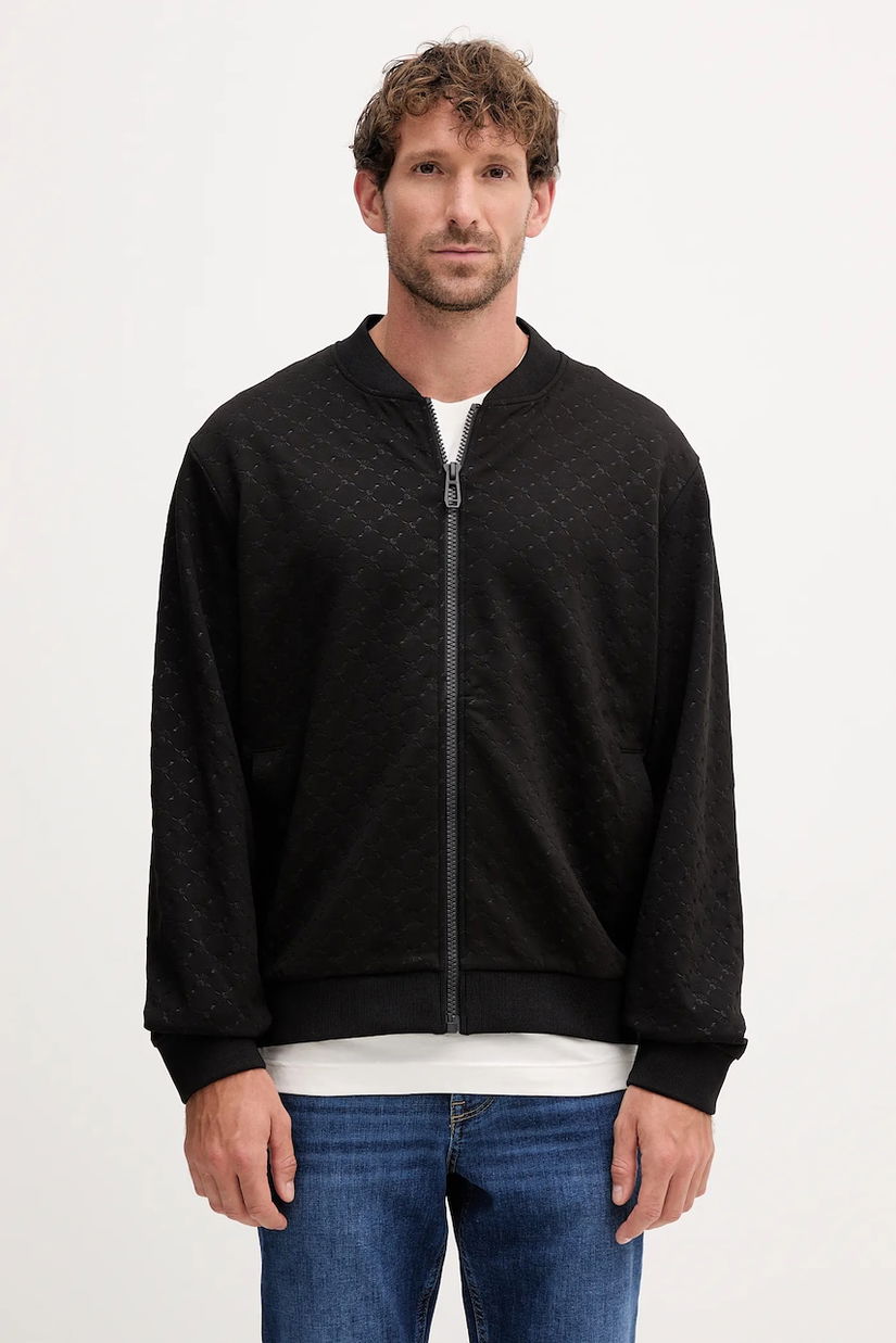 Joop! bluză culoarea negru, uni, 30046982