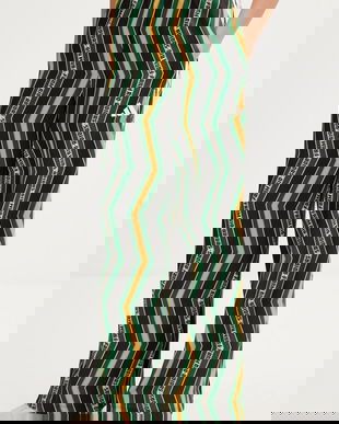 adidas pantaloni de trening x Farm Rio culoarea negru, cu imprimeu, JL8615