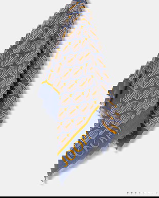 Joop! eșarfă culoarea violet, cu imprimeu, 30047644