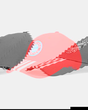 adidas Performance șapcă FC BAYERN MUENCHEN culoarea roșu, JX0497