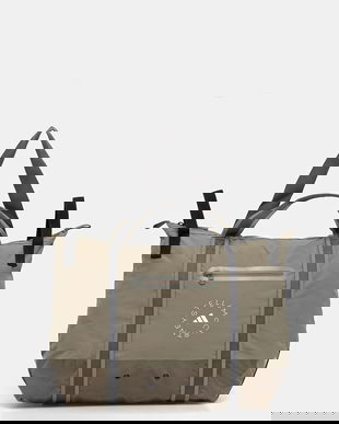 adidas by Stella McCartney geantă sport culoarea verde, JY4187