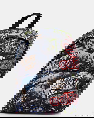 adidas Originals rucsac Pride x Jeremy Scott culoarea negru, mic, cu imprimeu, JX3210