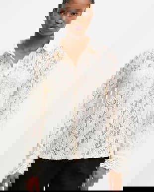 Answear.LAB camasa culoarea alb, cu guler clasic, slim