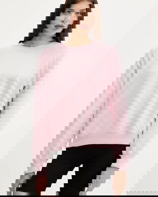 Abercrombie & Fitch bluză culoarea roz, uni, KI152-5352-601