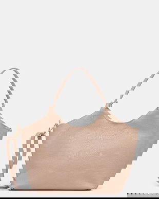 Answear.LAB poseta de piele culoarea roz