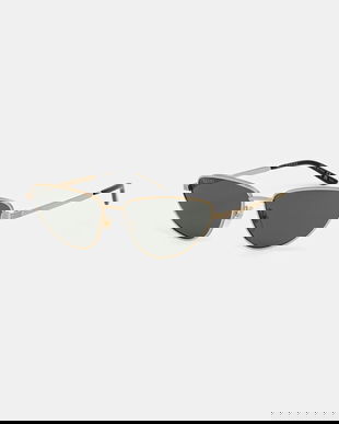 Gucci ochelari de soare culoarea auriu, GG1879S