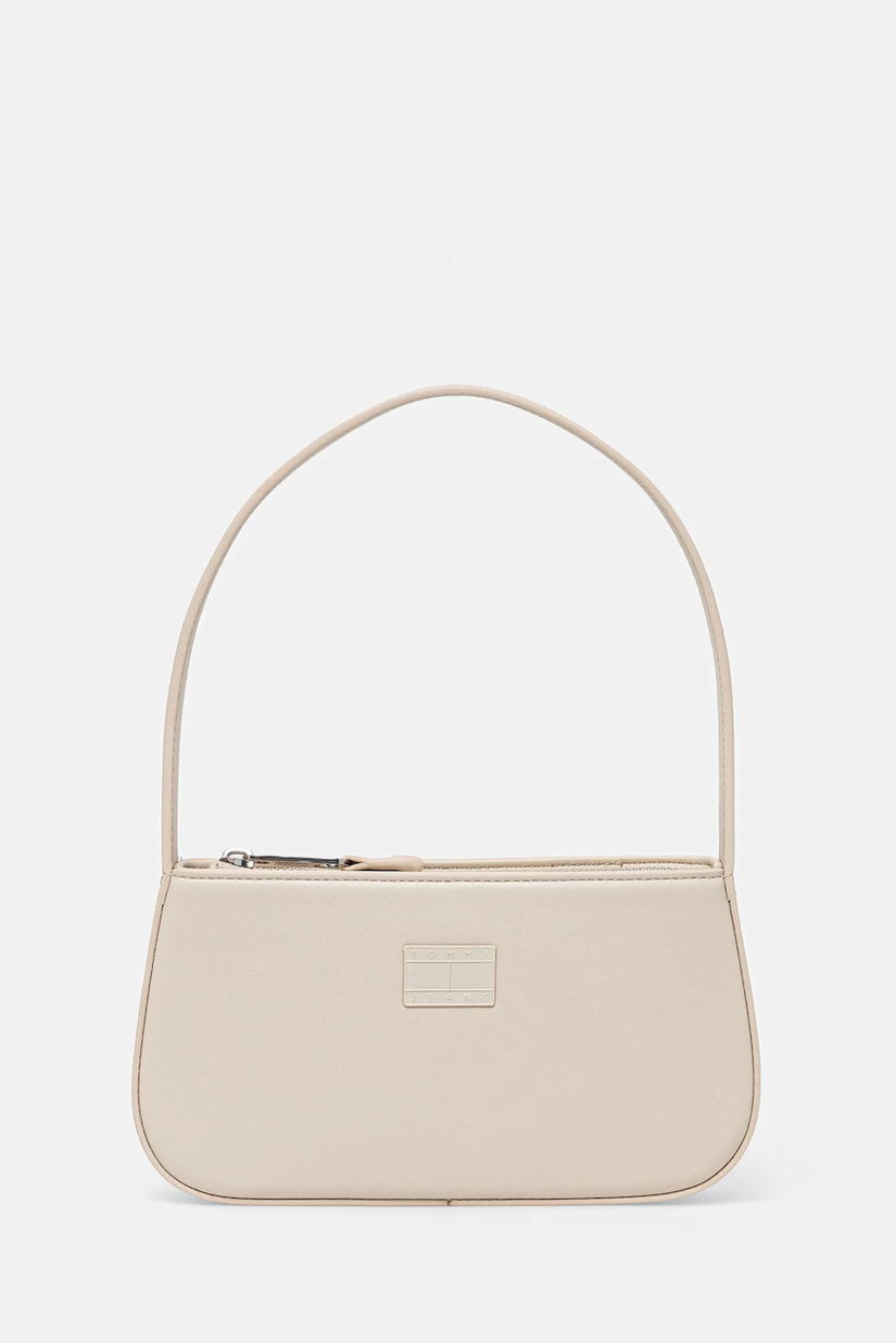 Tommy Jeans geantă culoarea bej, AW0AW16966