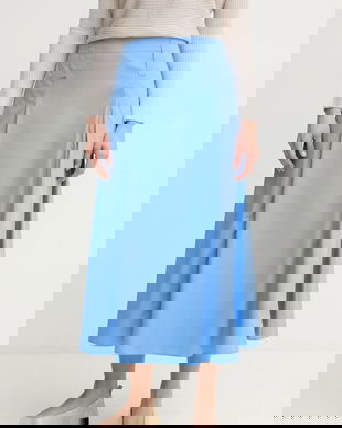 MAX&Co. fustă din bumbac midi, evazati, 2516101114200