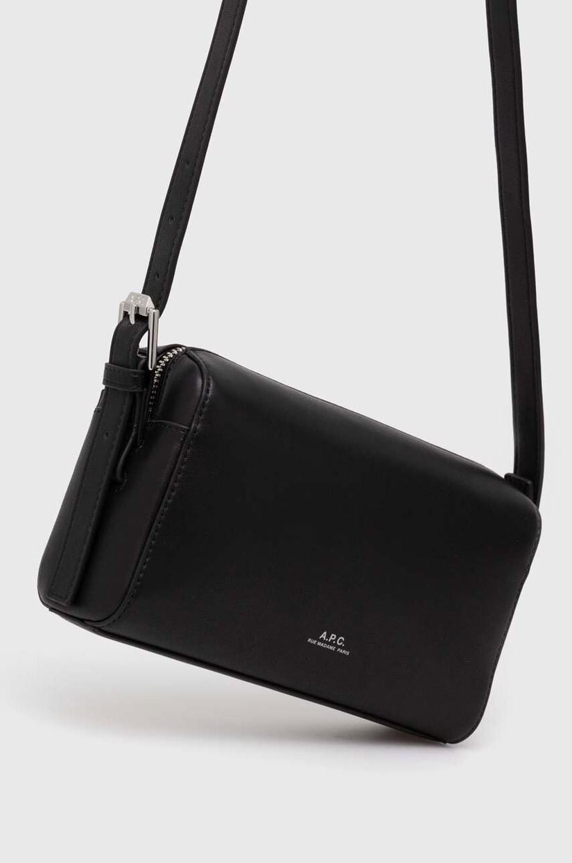 A.P.C. poșetă culoarea negru