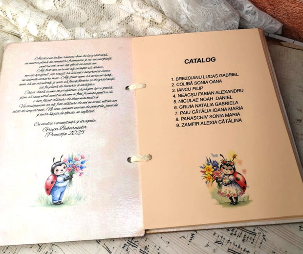 Album / jurnal personalizat pentru invatatoare / educatoare/ profesoare