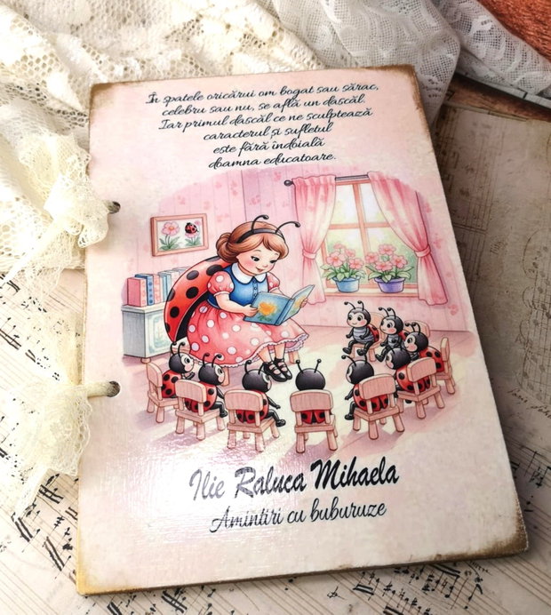 Album / jurnal personalizat pentru invatatoare / educatoare/ profesoare