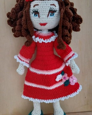 Papusica mare handmade