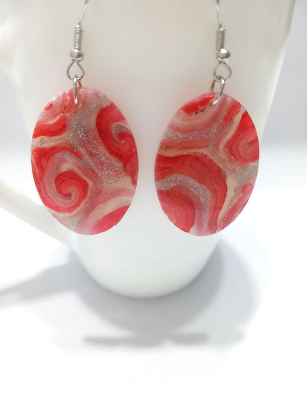 Red ones, cercei din lut polimeric