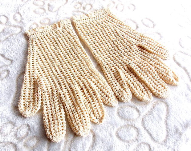 Manusi dama*Crosetate*Macrame*Crem