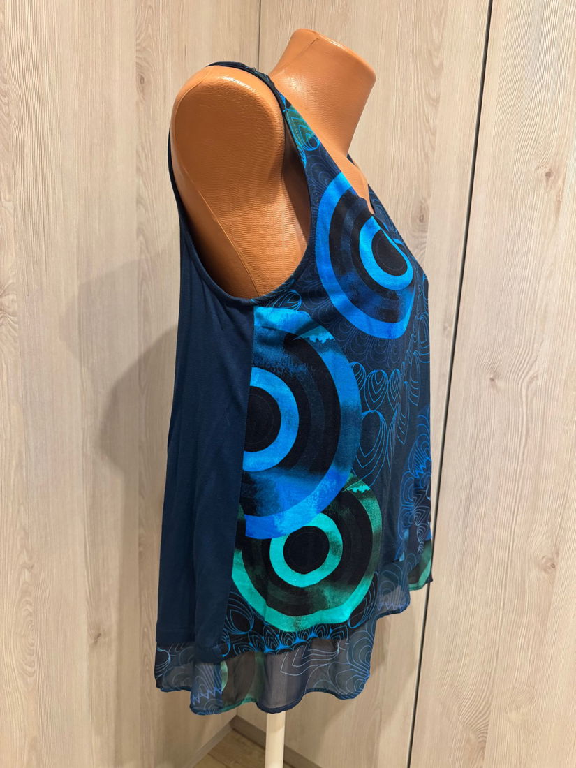 SPLENDIDA BLUZA DESIGUAL ORIGINALA,VASCOZA,MARIME M