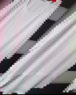 bluza  alba  eleganta XL