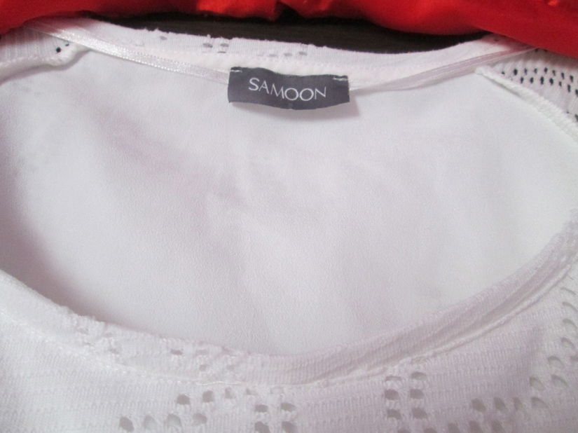 bluza  alba vara eleganta XL