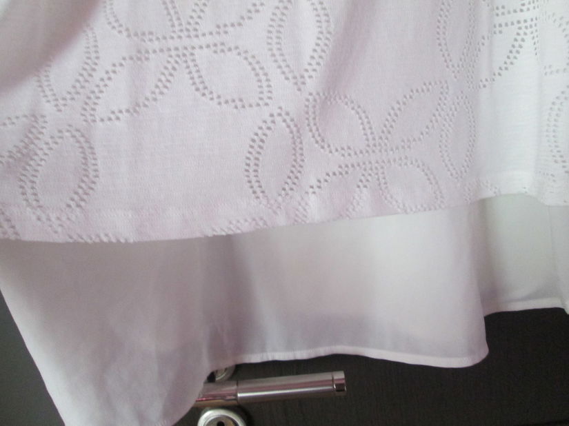 bluza  alba vara eleganta XL