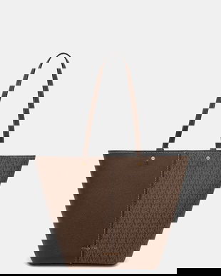 MICHAEL Michael Kors poșetă FLORA culoarea maro, 30T5GFFT3B