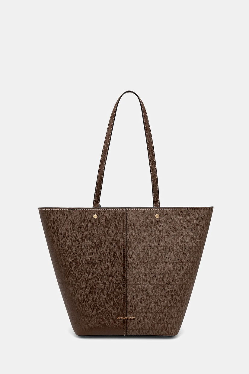 MICHAEL Michael Kors poșetă FLORA culoarea maro, 30T5GFFT3B
