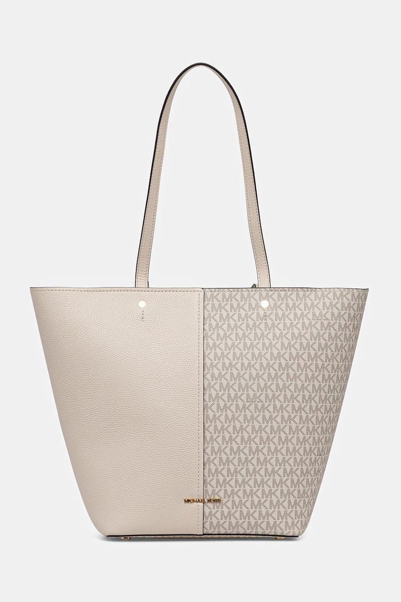 MICHAEL Michael Kors poșetă FLORA culoarea bej, 30T5GFFT3B