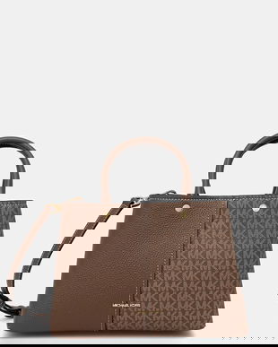 MICHAEL Michael Kors geantă FLORA culoarea maro, 30T5GFFS2B