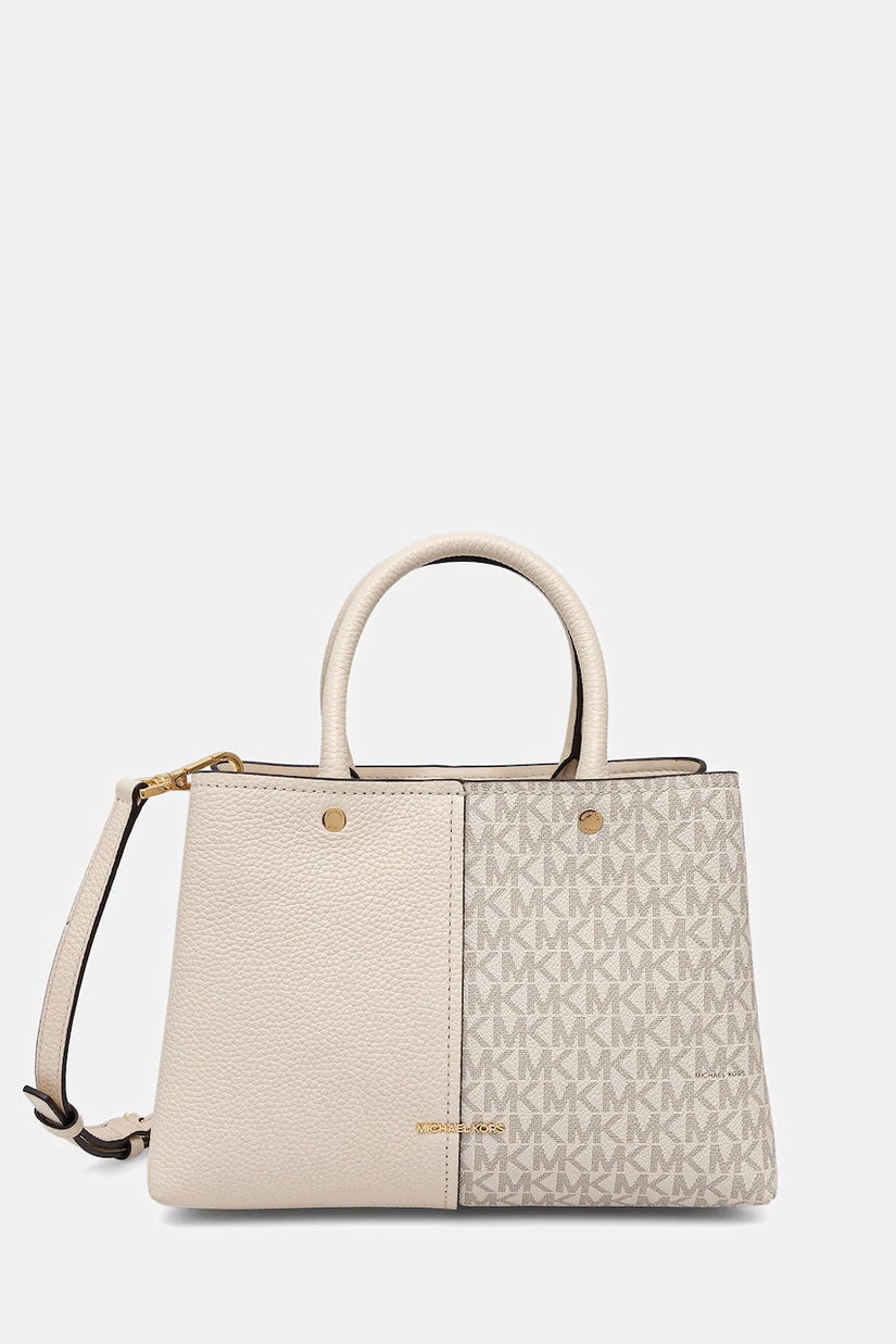 MICHAEL Michael Kors geantă FLORA culoarea bej, 30T5GFFS2B