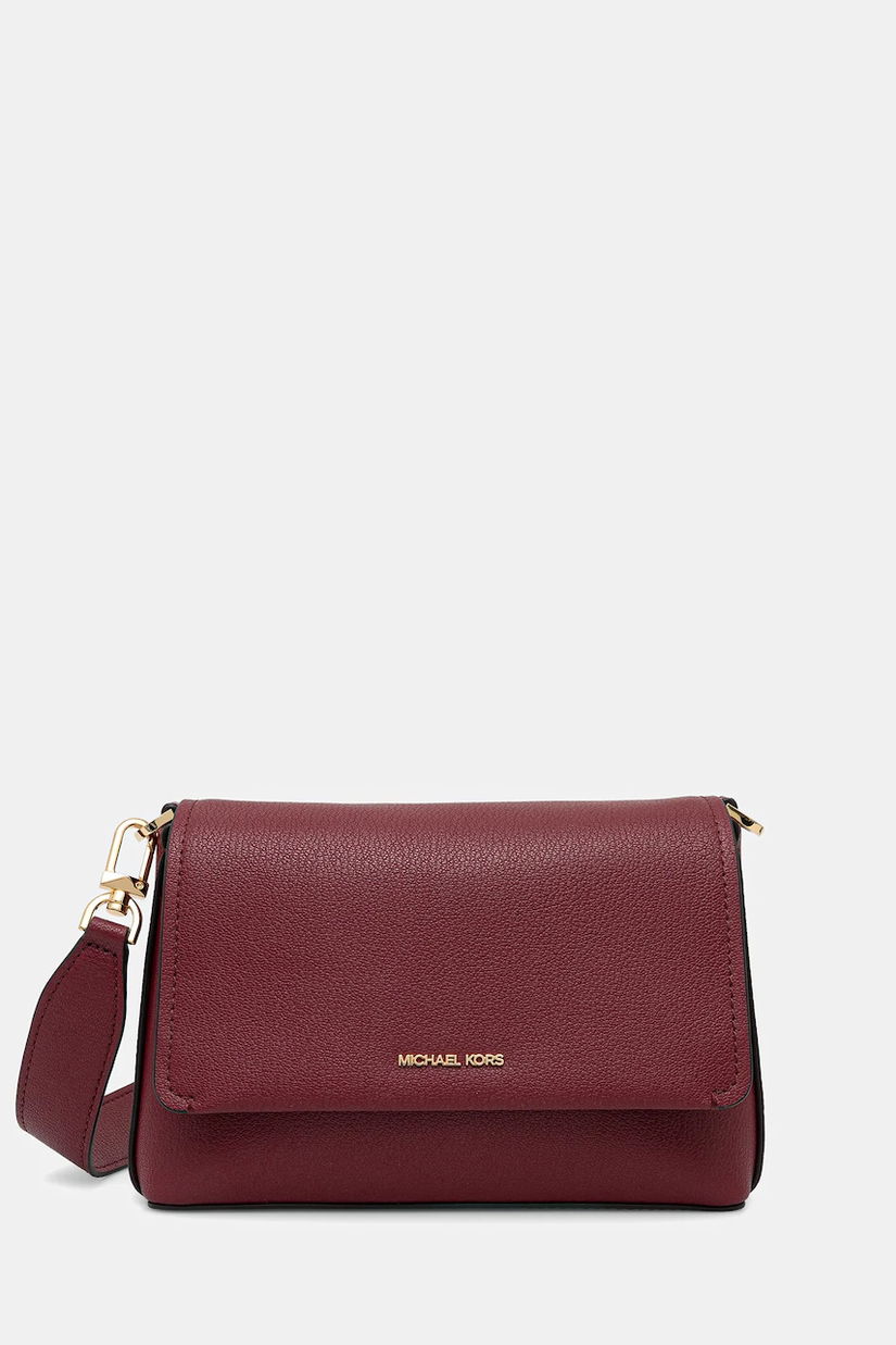 MICHAEL Michael Kors geantă de piele NESSA culoarea bordo, 30T5G8ZM1L