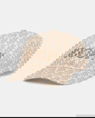 Joop! șapcă de baseball din bumbac culoarea bej, 30047868