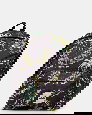 adidas rucsac x Farm Rio culoarea negru, mare, cu imprimeu, JN2679