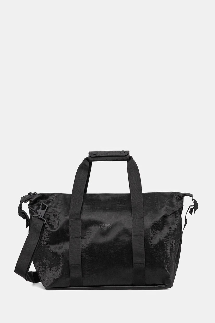 Rains geantă 14220 Hilo Weekend Bag Small culoarea negru, 14220