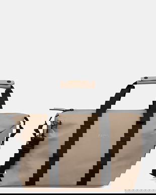 Rains geantă 14220 Hilo Weekend Bag Small culoarea bej, 14220