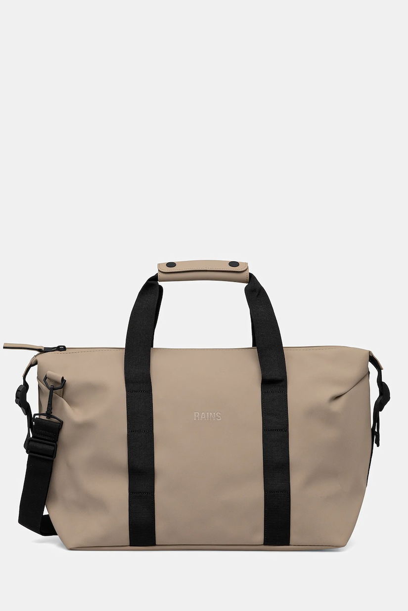 Rains geantă 14220 Hilo Weekend Bag Small culoarea bej, 14220