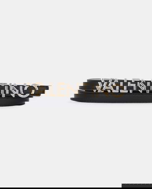 Valentino Bags curea de piele BELTY culoarea negru, VCS6W555