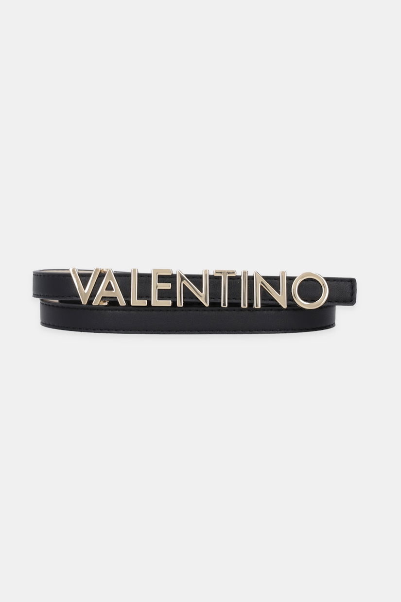 Valentino Bags curea de piele BELTY culoarea negru, VCS6W555