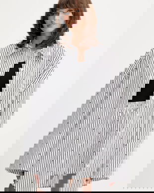 Rotate cămașă din bumbac culoarea negru, cu guler clasic, relaxed, 114398000