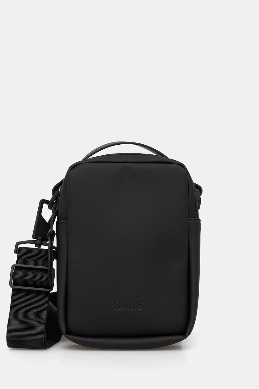Rains borsetă 14920 Reporter Box Bag culoarea negru, 14920