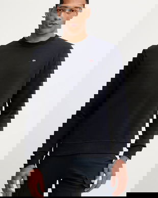 Napapijri bluză Balis Crew culoarea albastru marin, uni, NP0A4FQW1761