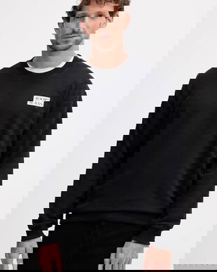 Joop! bluză culoarea negru, cu imprimeu, 30047005