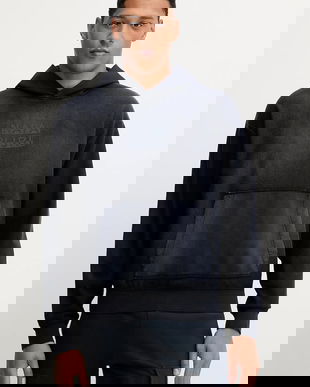 Napapijri hanorac de bumbac B-Comel culoarea albastru marin, cu glugă, uni, NP0A88Y81761