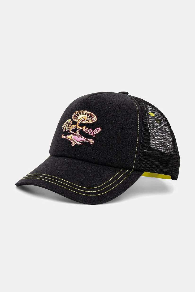 Rip Curl șapcă culoarea negru, cu imprimeu, 031WHE