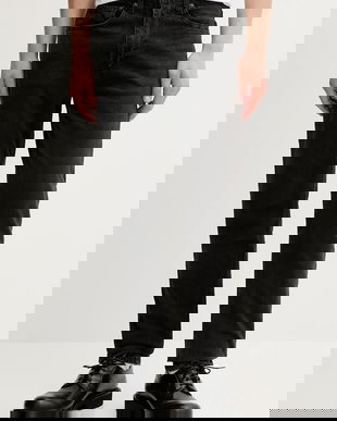 Levi's jeans 515 SLIM FIT STRAIGHT culoarea negru A7222.0003